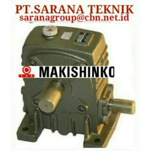 PT SARANA GEAR MOTOR MAKISHINKO gearBOX reducer