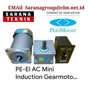 PEEI MOGER PE-EI AC MINI INDUCTION GEARMOTOR PT. SARANA TEKNIK