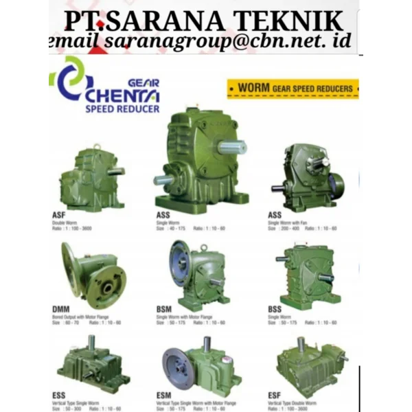 Gear Reducer merk Chenta  PT SARANA TEKNIK