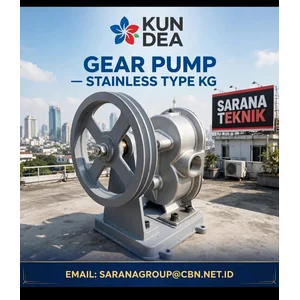 GEAR PUMP KUN DEA STAINLESS TYPE KG PT. SARANA TEKNIK