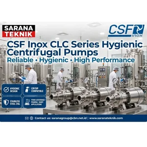 CSF INOX CLC SERIES HYGINIENIC CENTRIFUGAL PUMPS PT. SARANA TEKNIK