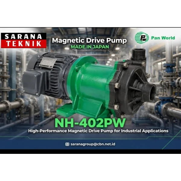 PAN WORLD MAGNETIC DRIVE PUMP NH-402PW PT. SARANA TEKNIK