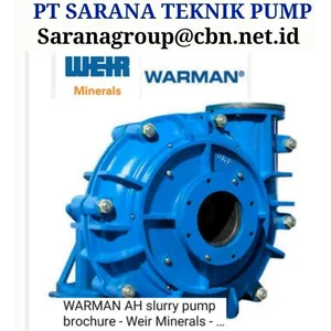 WARMAN WEIR  SLURRY PUMP PT SARANA TEKNIK PUMP