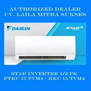 AC STAR INVERTER 0.5 PK DAIKIN FTKC 15 TVM4 + RKC 15 TVM4 THAILAND
