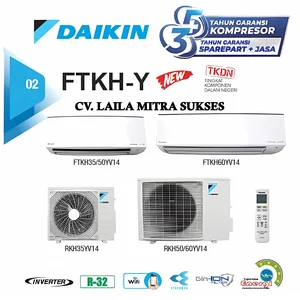 AC DAIKIN NUSANTARA ALPHA INVERTER MODEL FTKH-YV