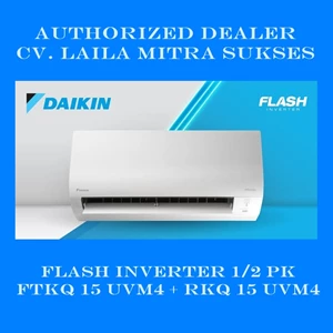 AC DAIKIN FLASH INVERTER FTKQ 15 UVM 4 + RKQ 15 UVM4 Cap. 0.5 PK