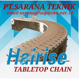 PT SARANA TEKNIK  modular HAIRISE TABLETOP CHAIN CONVEYOR