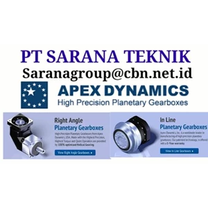 PT SARANA TEKNIK HIGH PRECISION APEX DYNAMICS planetary gearboxes 