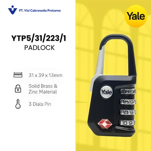 Yale YTP5 31/223/1 TSA (4 Digit Kombinasi PIN) - Black