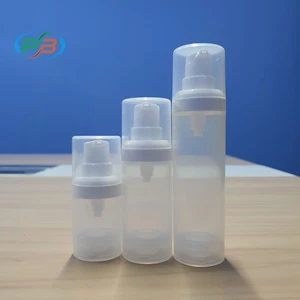 Botol airless plastik/botol toner/botol kemasan kosmetik