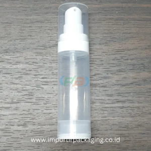 Botol Airless Treatment / Bahan Plastik / 30ml / Warna Natural / Kemasan Kosmetik