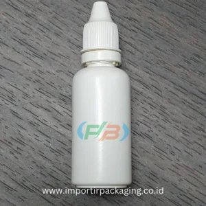 Botol Pet / Botol Tetes / 30ml / Putih / Tutup Segel / Tetes Mata