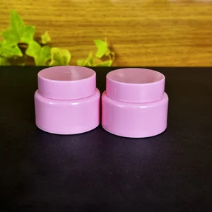 Kemasan kosmetik - Kemasan Pot Cream Holo 10gram warna pink/Bahan plastik PP