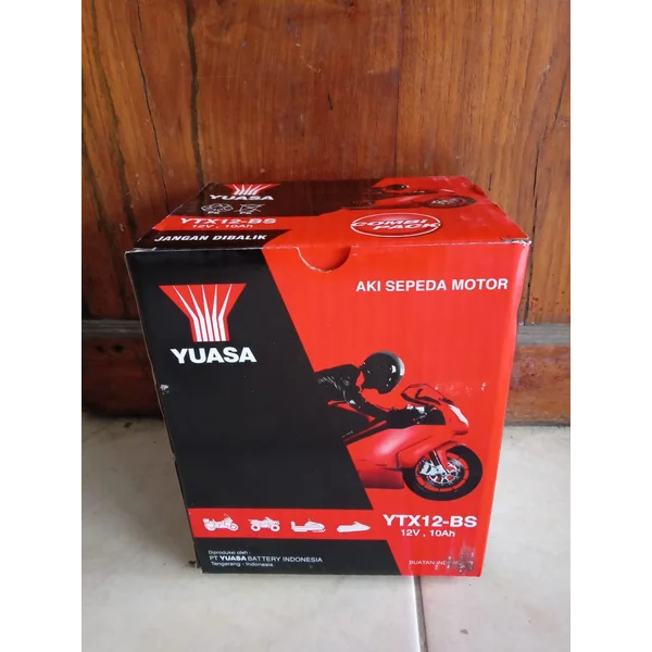 Aki Motor Kering Yuasa YTX12BS
