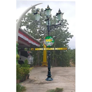 Desain Tiang Lampu Hias Dekoratif Custom