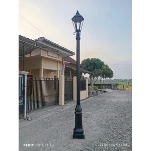 Tiang Lampu Jalan Pju Dekoratif Tanjung Pinang Riau