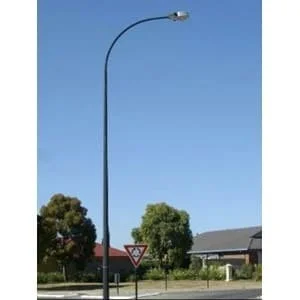 Tiang Lampu Jalan Oktagonal H8M parabol galvanis