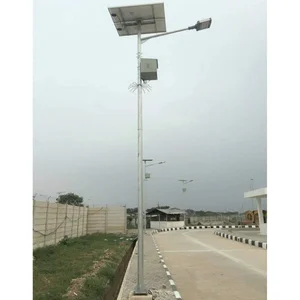 Octagonal single angle 10m solar powered light pole