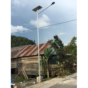 7m single angle octagonal solar light pole