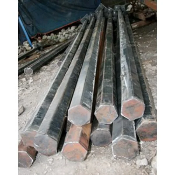 Tiang lampu PJU Hexagonal 7M