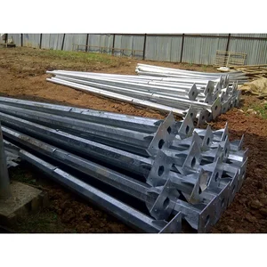 Tiang Bulat CCTV Lurus 7 Meter Galvanis