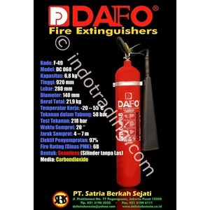 Fire Extinguishers Type F49 6.8Kg Brand Dafo