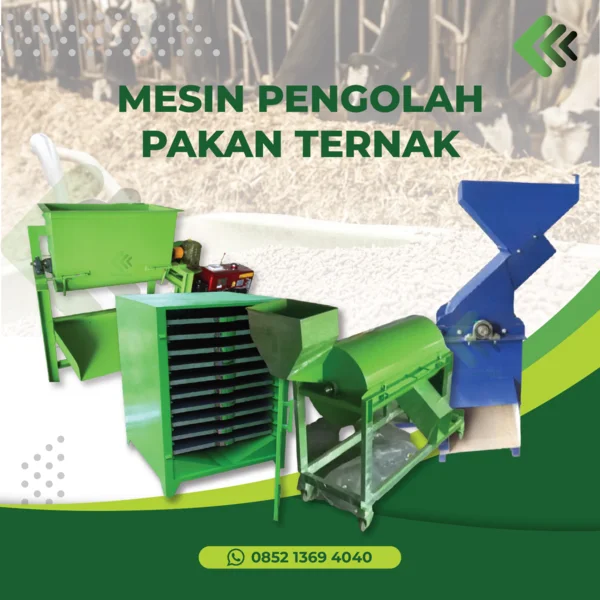 Mesin Pengolahan Pakan Ternak - Mesin Hammer Mill-Mesin Pertanian