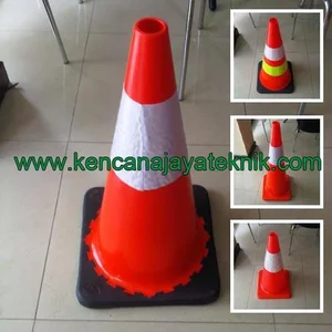 Kerucut Lalu Lintas - Traffic Rubber Cone - Keamanan Jalan Kendaraan