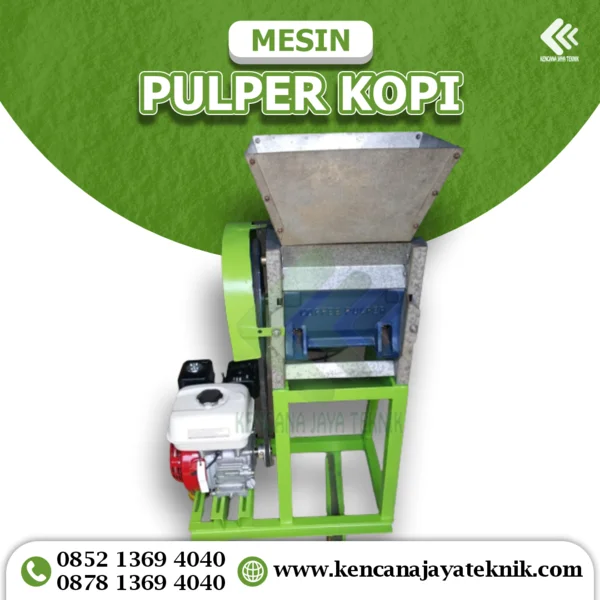 Mesin Pengupas Kopi Basah Kapasitas 100 - 200Kg/Jam