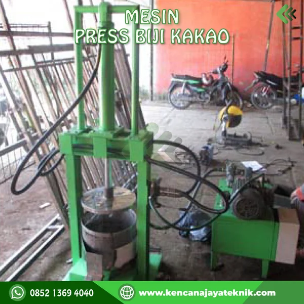 Mesin Pengempa Lemak Biji Coklat-Mesin Pertanian