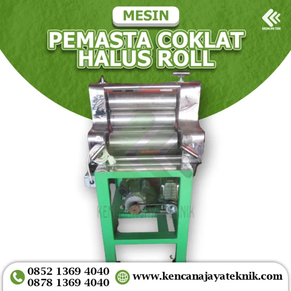 Mesin Pemasta Coklat Halus Roll