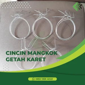 Cincin Mangkok Sadap - Cincin Kawat Mangkok Sadap - Kawat Sadap Karet