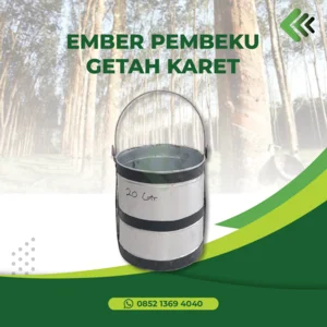 Ember Sadap Getah Karet  -  Ember Penampung Lateks - Peralatan Perkebunan
