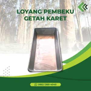 Loyang Pembeku Getah Karet  -  Loyang Pembeku Lateks - Peralatan Perkebunan - Alat Sadap Getah