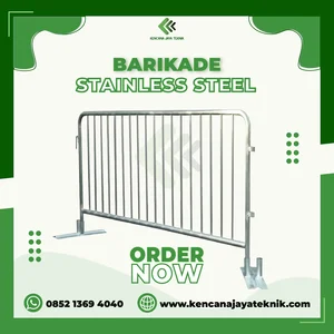 Barikade Stainless / Pagar Pembatas Jalan