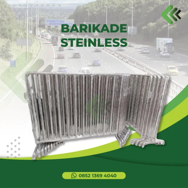 Barikade Stainless / Pagar Pembatas Jalan