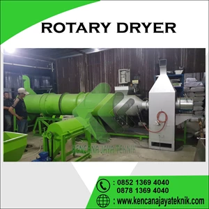 Mesin Pengering Granul Pupuk Kompos Sistem Rotary Dryer-Mesin Pertanian