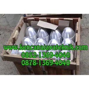 Mangkok Sadap Getah Karet Aluminium - Mangkok Penampung Lateks Aluminium - Peralatan Perkebunan