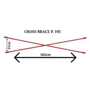 Aksesoris Scaffolding / Steger Cross Brace 193 - 220