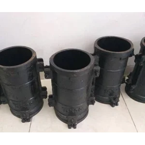 Cetakan Silinder Beton Concrete Mold Bunder Bahan Besi Cor