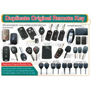 Kunci Pintu Mobil Duplicate Original Remote Key