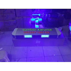 lampu rotator polisi tbd 5000 biru-merah