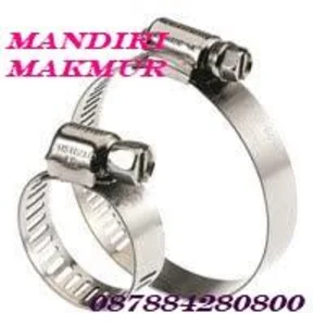 Clamp Pipa Besi Galvanis TRIDON