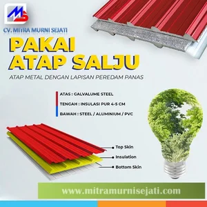 Atap Aluminium Dingin Berinsulasi ( Atap Salju )