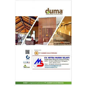 Wood Fiber Ceiling - WPC Duma ceiling