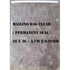 Amplop Plastik Clear Polos A4 size 