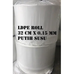Plastik Roll Vacum LDPE Putih Susu 32 CM x 0.15mm