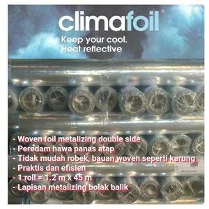 Aluminium Foil Woven Metalizing Foil Double Side 