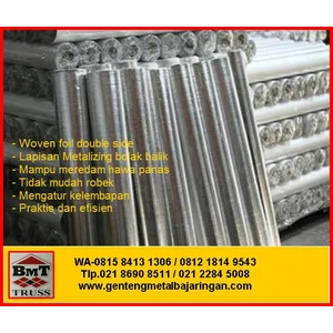 Aluminium Foil Woven Metalizing Foil Double Side 