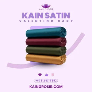 Kain Satin Valentino Cady Premium - Koleksi Lengkap 40 Warna